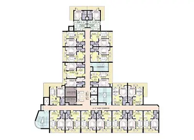 Second to Eighth Floor